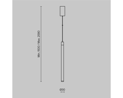 Подвесной светильник Technical P022PL-L20W3K