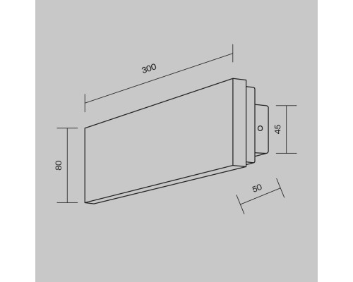 Настенный светильник (бра) Maytoni MOD461WL-L8GRK
