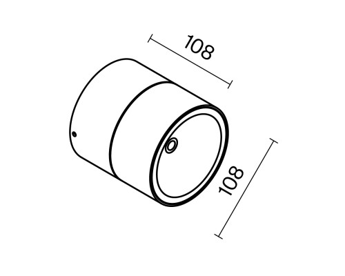 Потолочный светильник Outdoor O310CL-L12GF3K