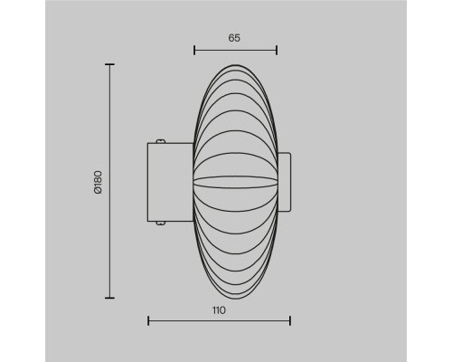 Настенный светильник (бра) Maytoni MOD555WL-L4CH4K