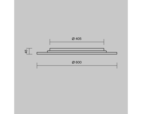 Потолочный светильник Maytoni MOD426CL-L74WK