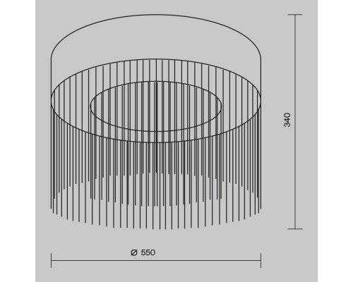 Потолочный светильник Maytoni MOD190CL-L36G3K