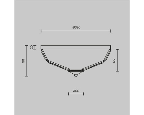 Потолочный светильник Maytoni MOD094CL-04CH