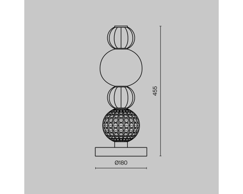 Настольный светильник Maytoni MOD301TL-L18G3K