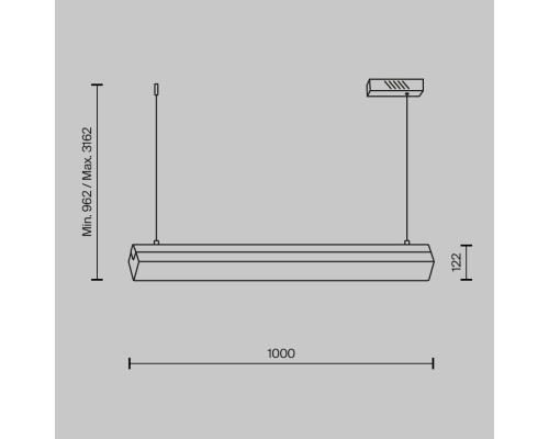 Подвесной светильник Maytoni MOD250PL-L36BS3K