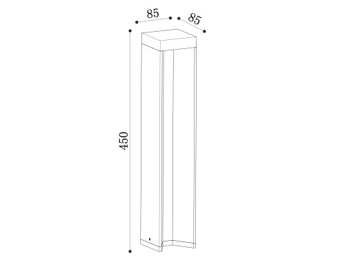Ландшафтный светильник Outdoor O596FL-L9B4K