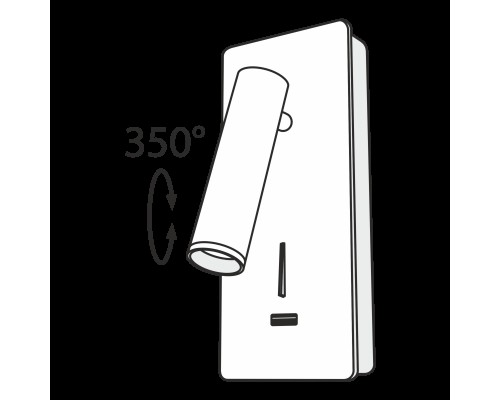 Настенный светильник (бра) Technical C041WL-L3W3K