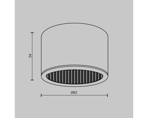 Потолочный светильник Technical C122CL-GX53-W