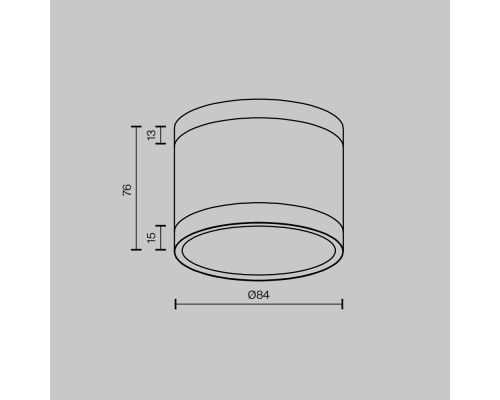 Потолочный светильник Technical C120CL-GX53-B