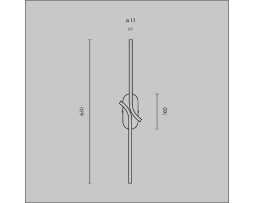 Настенный светильник (бра) Maytoni MOD256WL-L5BS3K2