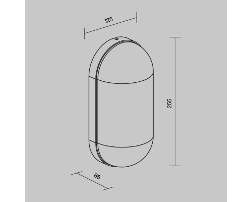 Настенный светильник (бра) Outdoor O449WL-01GF