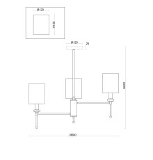 Люстра Freya FR5265PL-06BS