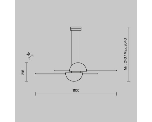 Подвесной светильник Maytoni MOD179PL-L26W4K