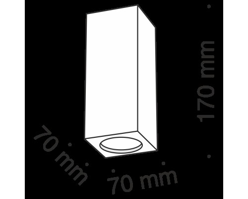 Потолочный светильник Technical C006CW-01W