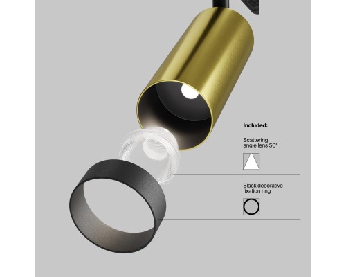 Потолочный светильник Technical C055CL-L12W4K-W-BS