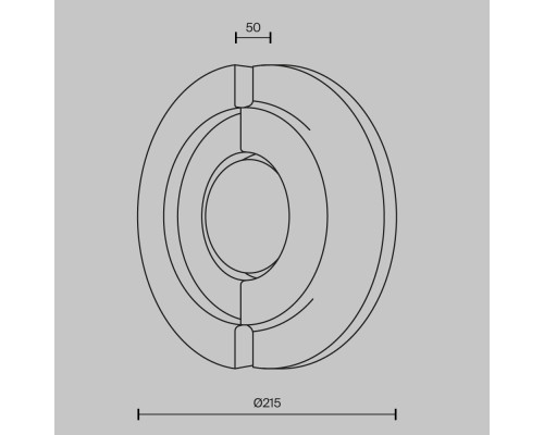 Настенный светильник (бра) Maytoni MOD462WL-L10BG3K