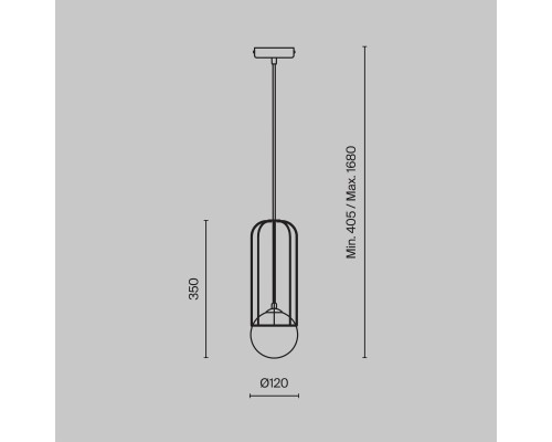 Подвесной светильник Maytoni P361PL-01G