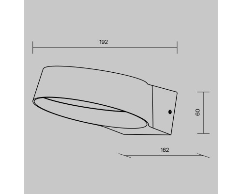 Настенный светильник (бра) Outdoor O443WL-L12GF3K