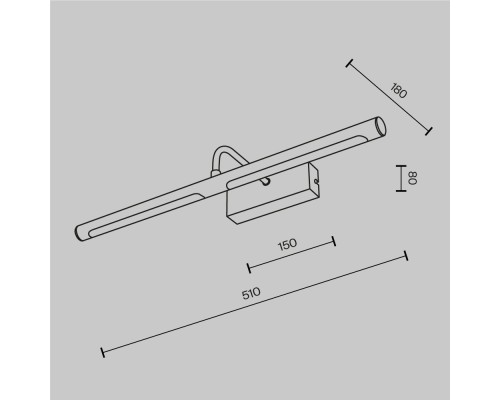 Подсветка Maytoni MIR266WL-L12BS3K