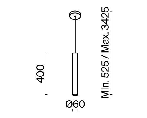 Подвесной светильник Maytoni MOD161PL-01W1