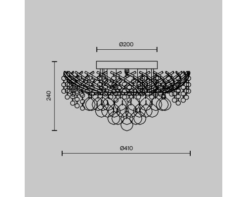 Люстра Maytoni DIA120-06-G
