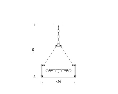 Подвесной светильник Freya FR5190PL-06BS