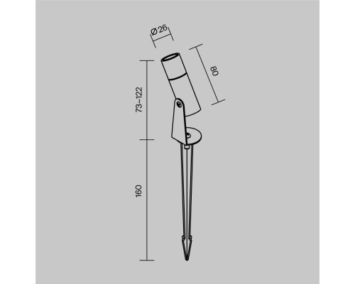 Ландшафтный светильник Outdoor O050FL-L2GF3K