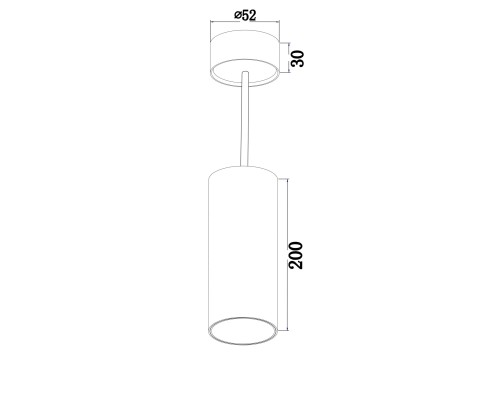 Подвесной светильник Technical P071PL-L12W4K