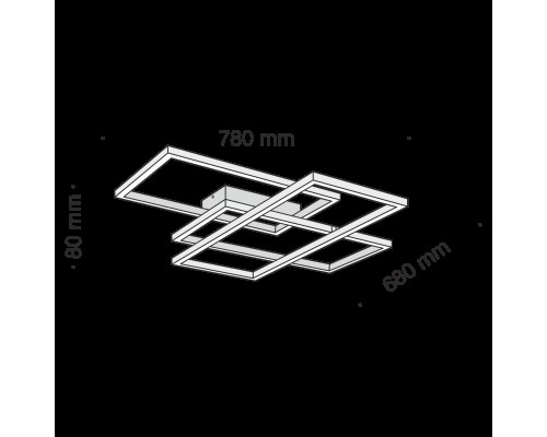 Потолочный светильник Maytoni MOD015CL-L80B4K