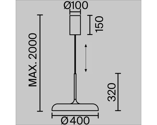 Подвесной светильник Maytoni MOD189PL-L39W3K