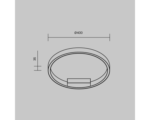 Потолочный светильник Maytoni MOD058CL-L25BK