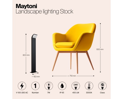 Ландшафтный светильник Outdoor O446FL-L7GF3K