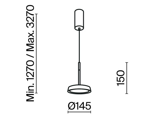 Подвесной светильник Maytoni MOD041PL-L15WG3K