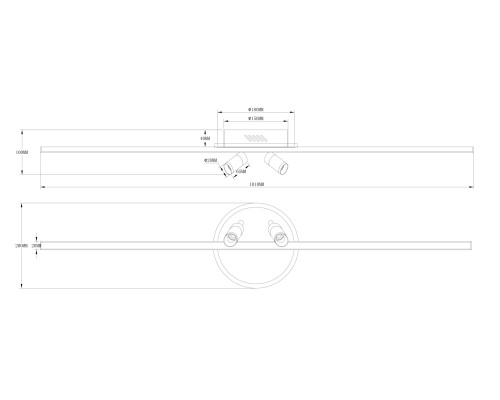 Потолочный светильник Freya FR6056CL-L68B