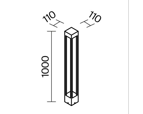 Ландшафтный светильник Outdoor O424FL-L10GF