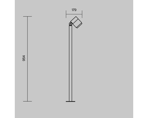 Ландшафтный светильник Outdoor O497FL-L12B3K