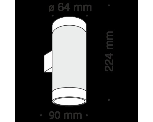 Настенный светильник (бра) Technical C027WL-L10W