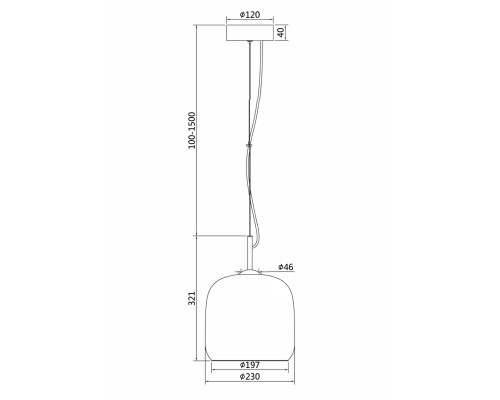 Подвесной светильник Maytoni MOD128PL-L6AM