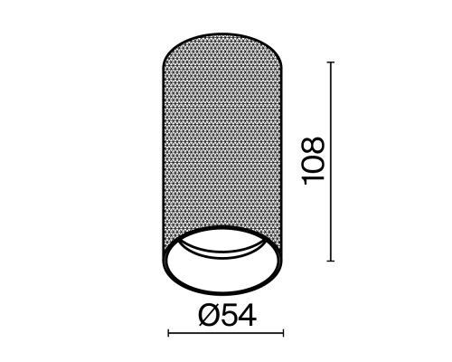 Потолочный светильник Technical C080CL-01-GU10-MG