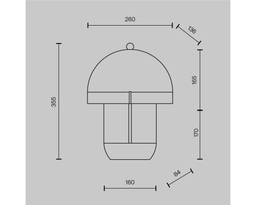 Настольный светильник Maytoni MOD479TL-L14W3K1