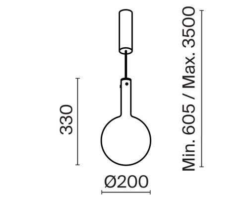 Подвесной светильник Maytoni MOD182PL-L4W3K