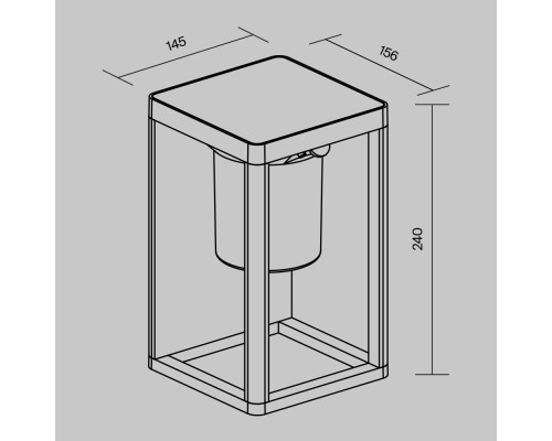 Настенный светильник (бра) Outdoor OSL457WL-L2GF3K