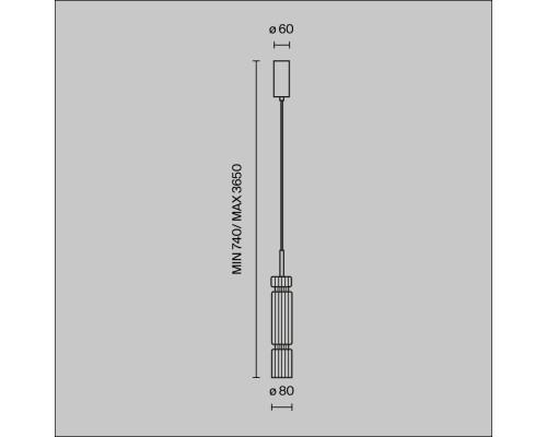 Подвесной светильник Maytoni MOD272PL-L12CH3K1
