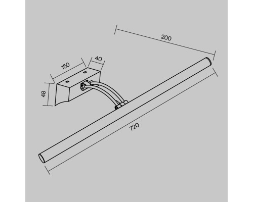 Подсветка Maytoni MIR003WL-L16CH