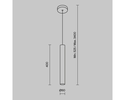 Подвесной светильник Maytoni MOD161PL-01CM1
