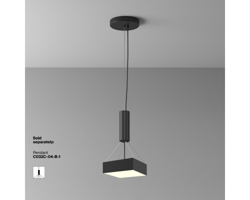 Потолочный светильник Technical C032CL-24W3K-SQ-B