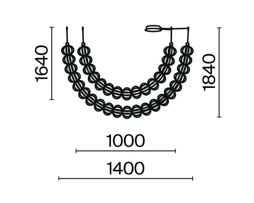 Подвесной светильник Maytoni MOD216PL-L55G3K