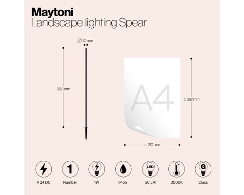Ландшафтный светильник Outdoor O441FL-L1GF3K