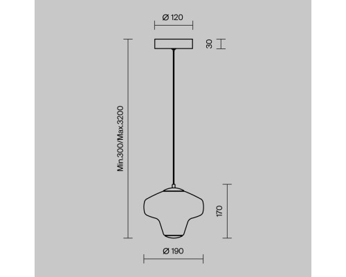 Подвесной светильник Maytoni MOD359PL-L6BS3K1