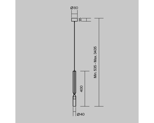 Подвесной светильник Maytoni MOD469PL-L3BS3K